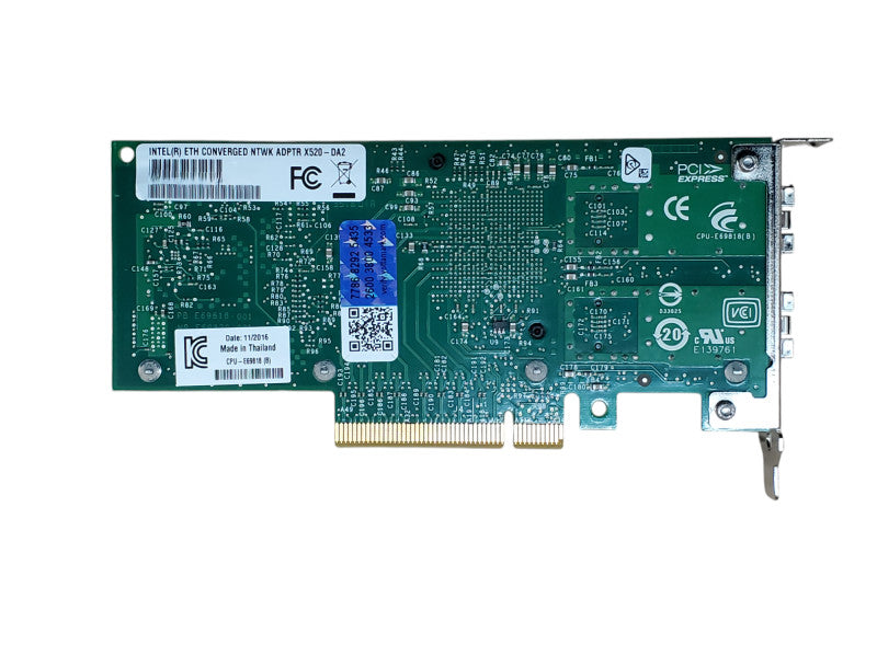Intel X520-DA2 2-port 10Gb SFP+ Network Adapter | Low Profile Bracket
