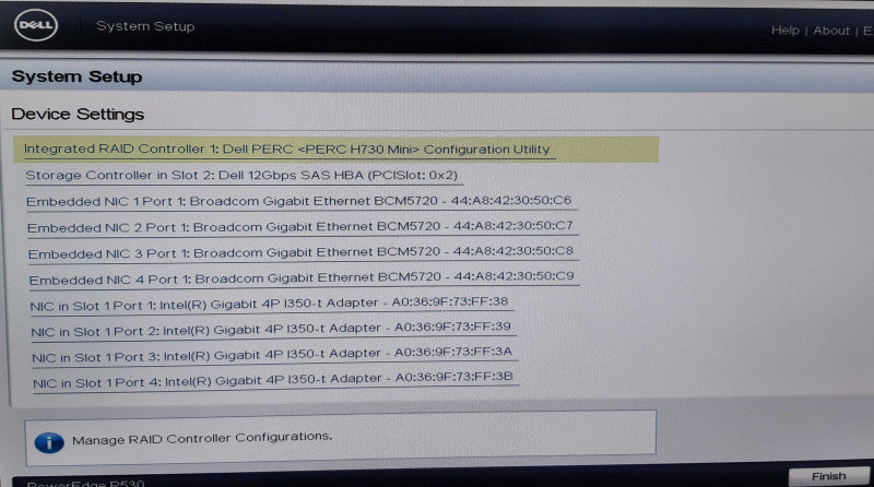 Dell PowerEdge 530, 2x Xeon E5-2640 2.6GHz, 32GB DDR4, H730m, 2xPSU, No HDD