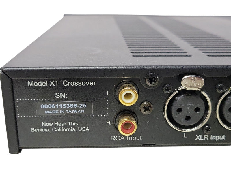 NHT NOW HEAR THIS X1 Crossover Unit Only (No Power Adapter), READ _