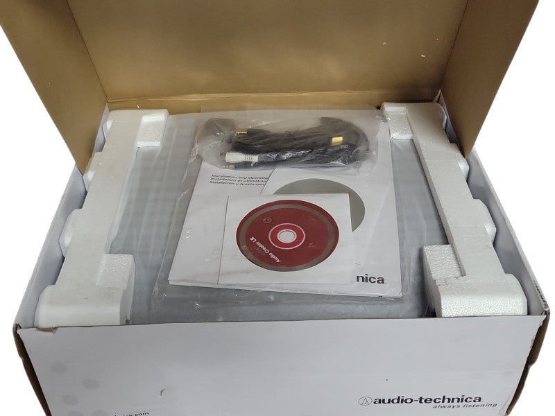 Open-Box audio technica USB turntable & Digital recording AT-LP2D-USB _