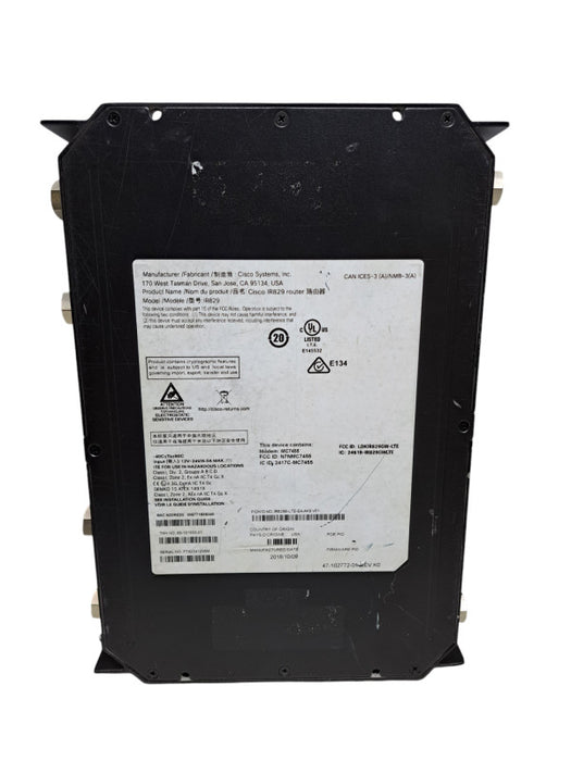 Cisco IR829B-LTE-EA-AK9 V01 | Industrial Multimode Integrated Services Router