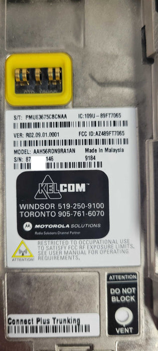 MOTOROLA XPR7550e UHF MotoTRBO PORTABLE RADIO AAH56RDN9RA1AN, READ _