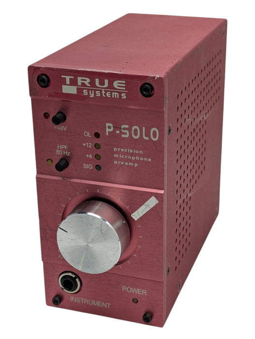 TRUE Systems P-SOLO Precision microphone preamp Please READ  -