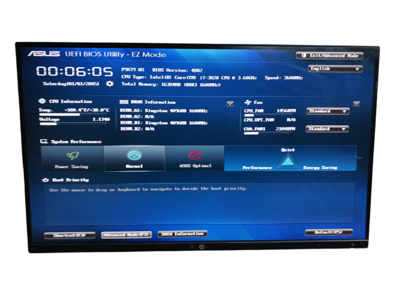 Supermicro CSE747 Intel i7-3820 @ 3.6Ghz Asus P9X79 Quadro K2000 16GB DDR3 Server