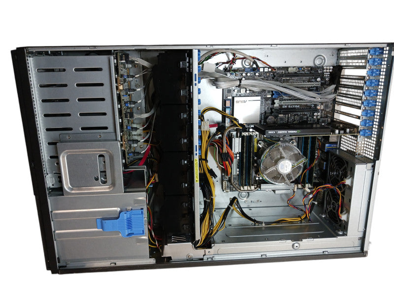 Supermicro CSE747 Intel i7-3820 @ 3.6Ghz Asus P9X79 Quadro K2000 16GB DDR3 Server