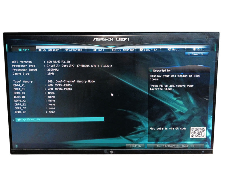 Supermicro CSE747 Intel i7-5820K @ 3.2Ghz Asrock X99 WS-E MSI R770 8GB DDR3 Server