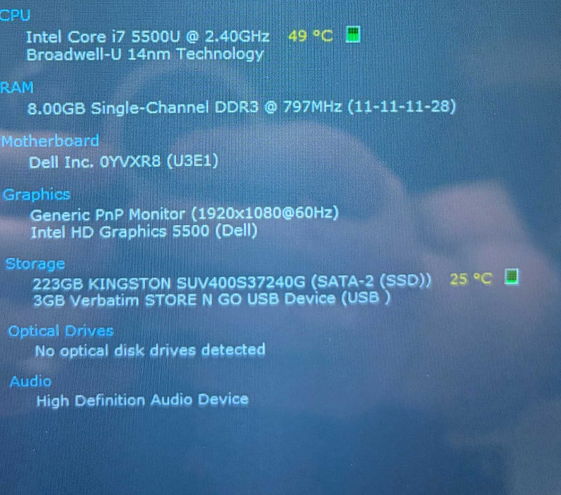 Dell Inspiron 7348 TOUCH i7-5500U 8GB RAM 256GB SSD Includes Stylus!  Lap200