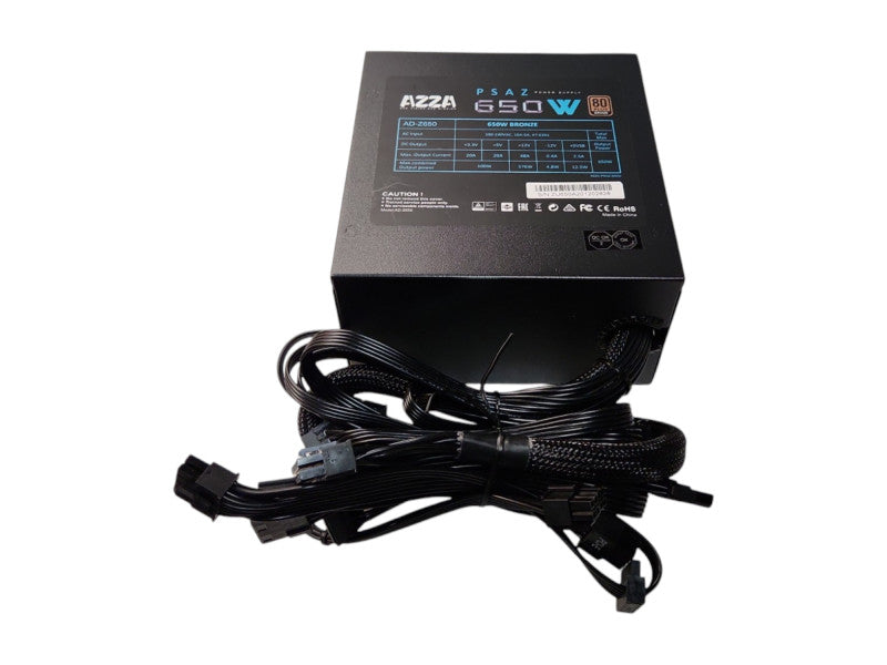 Azza PSAZ AD-Z650 650W 80plus Bronze 2x PCIE PC Power Supply