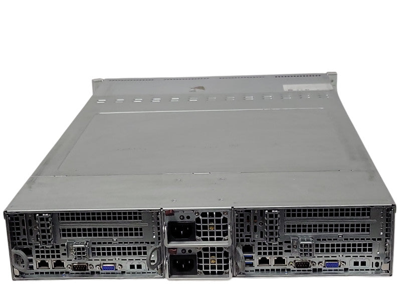 Supermicro X10DRT-H 2-Node Server w/ 4x Xeon E5-2620V4 CPU and 192GB DDR4 SEE _
