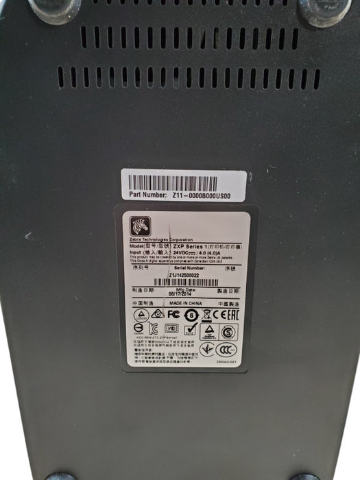 Zebra ZXP Series 1 ID Card Thermal Transfer Color Printer | *READ*