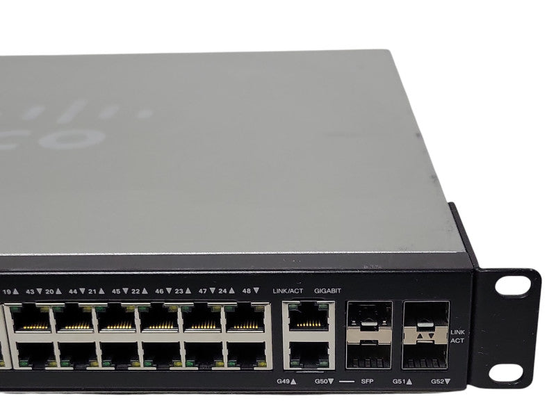 Cisco SG350-52P-K9 52-Port Gigabit PoE Managed Ethernet Switch  _