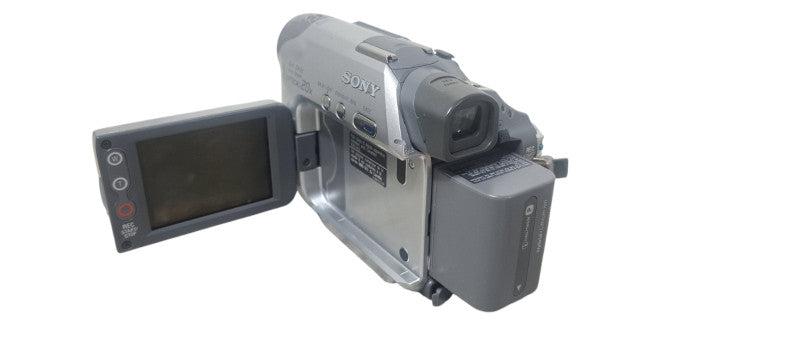Sony Handycam DCR-HC21 Mini DV Camcorder Silver W/ Battery & Charger