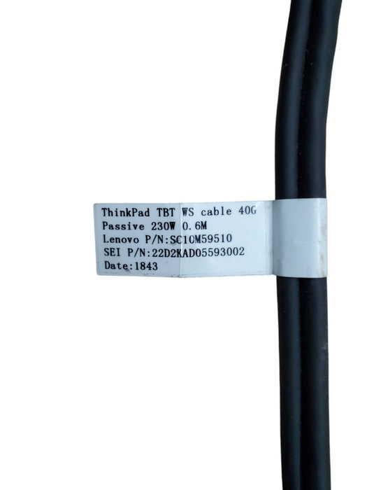 Lenovo ThinkPad TBT WS cable 40GPassive 230w 0.6M | SC10M59510