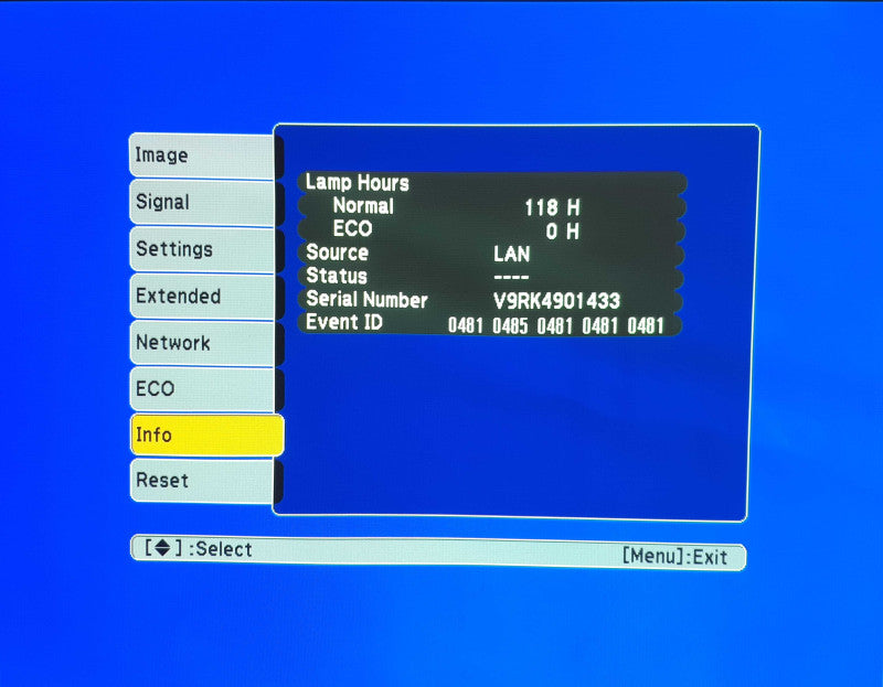 Epson EX3220 3LCD Multimedia Projector H552A, 118Hrs