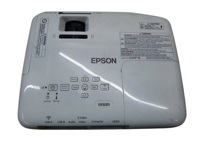 Epson EX3220 3LCD Multimedia Projector H552A, 118Hrs