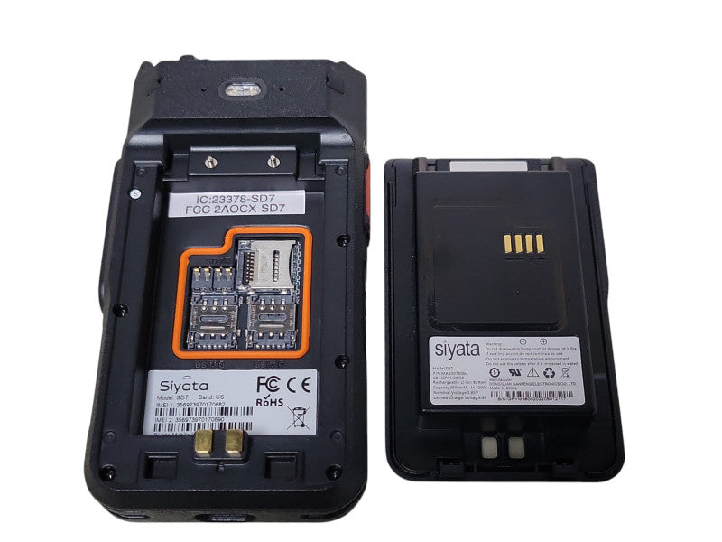 Siyata SD7 Rugged PTT Radio Handset Cellular Two Way Radio, READ _