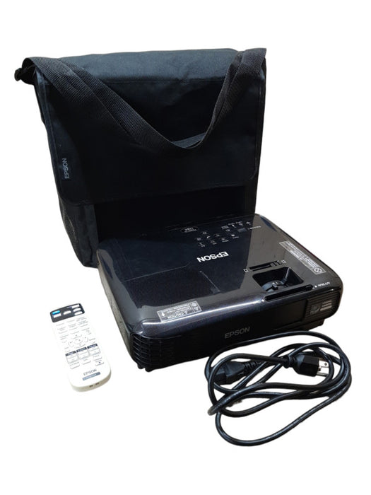 Epson PowerLite 1284 Wireless HD WUXGA 3LCD Projector w/ Remote, Power & Bag