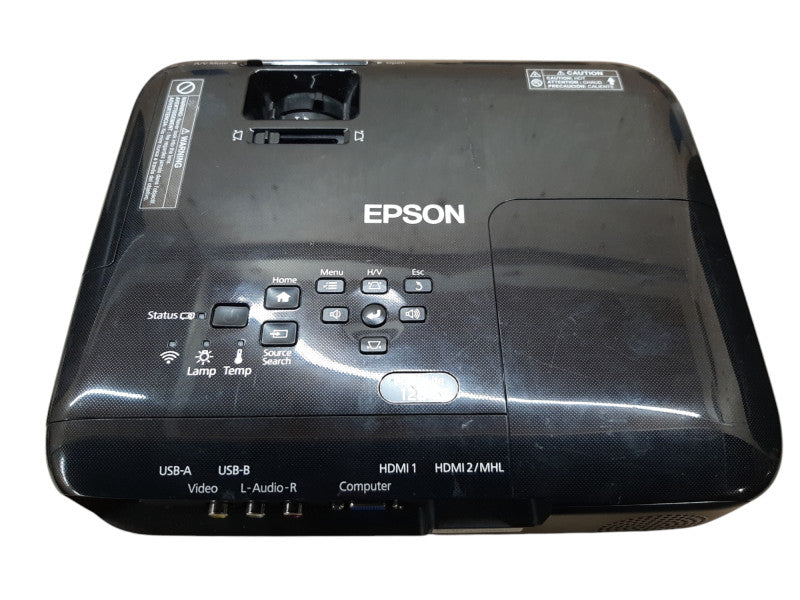Epson PowerLite 1284 Wireless HD WUXGA 3LCD Projector w/ Remote, Power & Bag