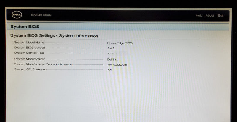 Dell PowerEdge T320 | 1x Xeon E5-2640 0 | 16GB DDR3 | No HDD | H310