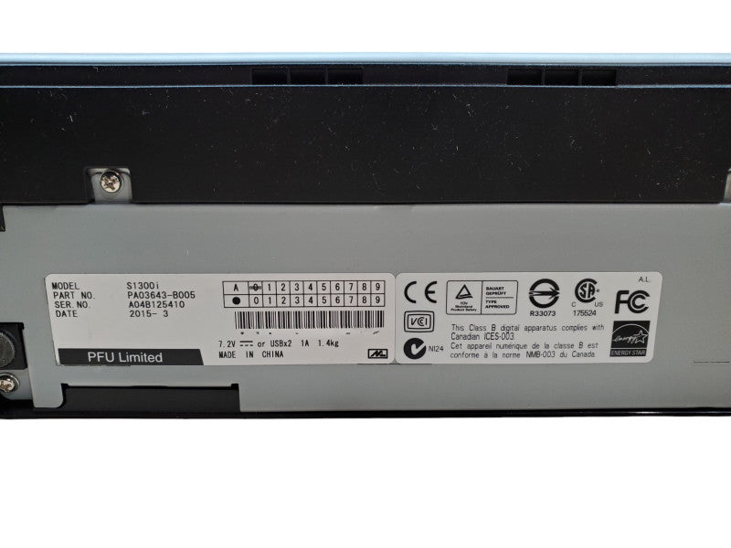 Fujitsu ScanSnap S1300i PA03643-B005 Duplex Color Document Scanner | *READ*
