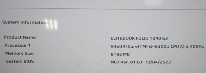 HP EliteBook Folio G3 Touch Notebook PC i5-6300 CPU|8GB RAM|250GB SSD  BudLap