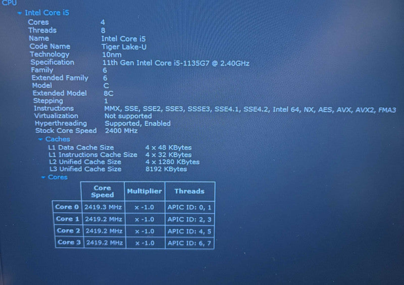 Lenovo ThinkPad E14 Gen 2 Intel Core i5-1035G7@2.4GHz 16GB RAM 256GB SSD  Lap200