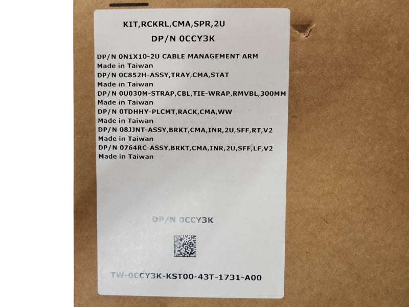 *NEW SEALED* Dell Cable Management Arm Kit, 0CCY3K