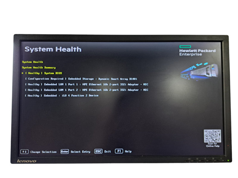 HP ProLiant DL20 Gen9 | Xeon E3-1220 v5 @3.00GHz, 16GB DDR4, B140i RAID