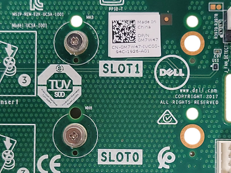 Dell Boss Card M.2 X2 Dell M2 Card PCIe x8 0M7W47, No SSD _