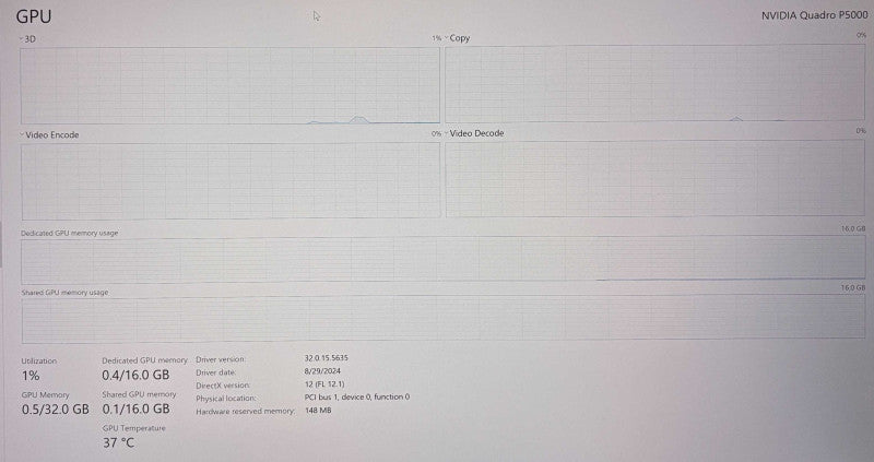 HP ZBook 17 G4 4K LCD i7-7820HQ QUADRO P5000 16GB GPU 32GB RAM 256GB SSD READ  Lap200