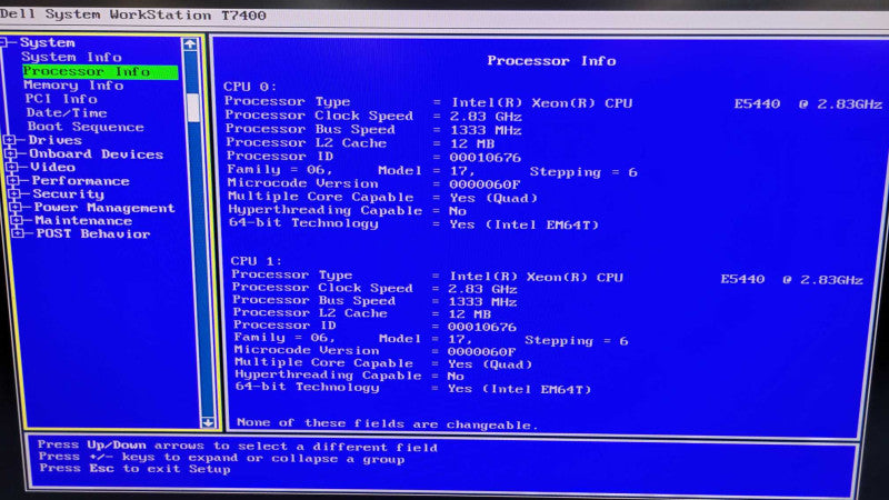Dell Precision T7400 Workstation - 2x Xeon E5440 | 32GB RAM | NO HDD Q%