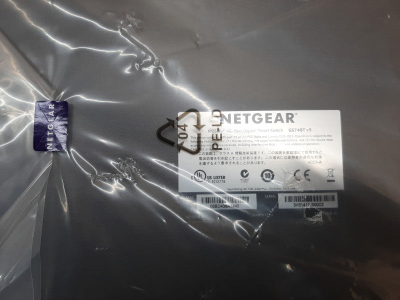 Netgear ProSafe 48-Port Gigabit Smart Switch GS748T v5