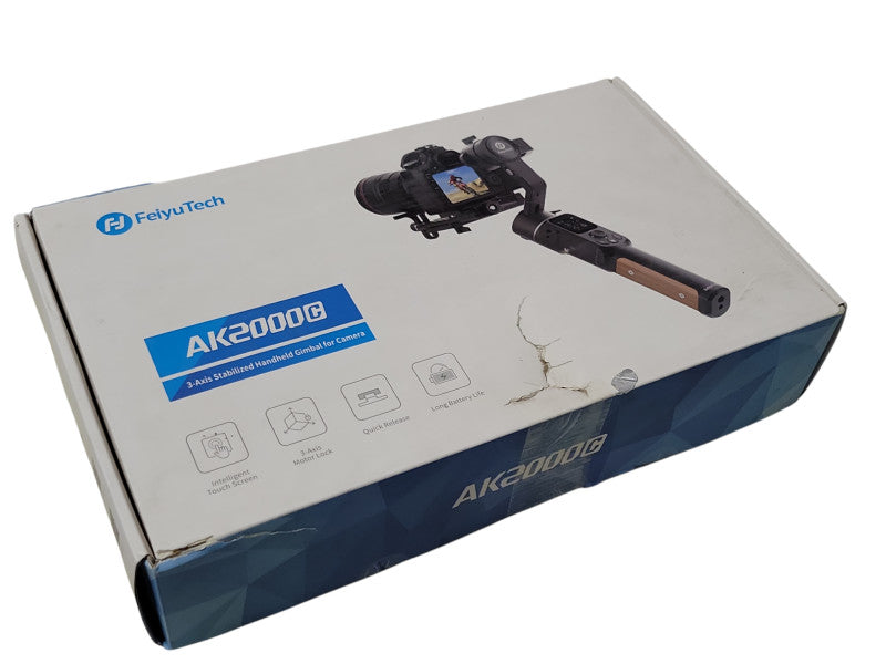 FJ Feiyu Tech AK2000C 3-Axis Stabilized Handheld Gimbal for Camera, READ _