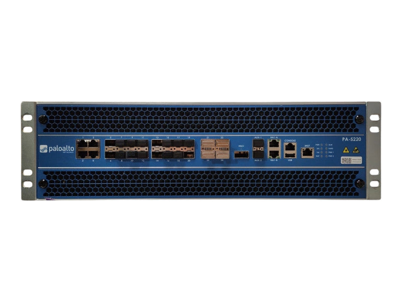 Palo Alto Networks PA-5220 20x Ports Firewall Security Appliance, No HDDs, Q