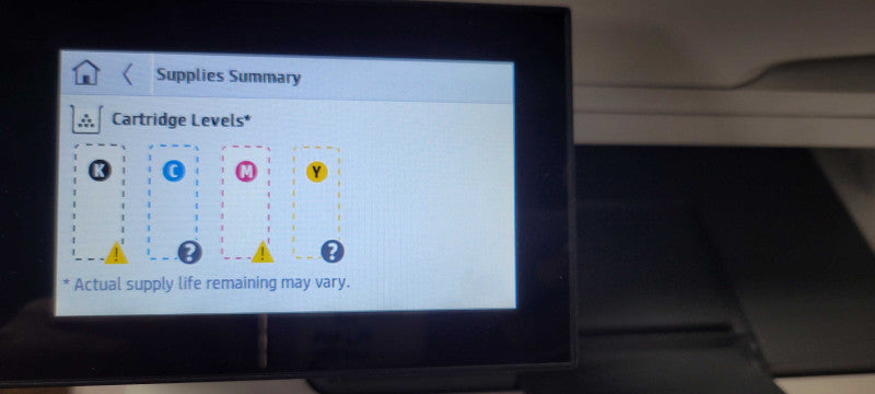 HP Color LaserJet Enterprise MFP M480 Laser Printer, USB/Network, READ _