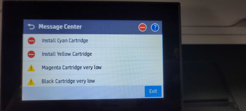 HP Color LaserJet Enterprise MFP M480 Laser Printer, USB/Network, READ _