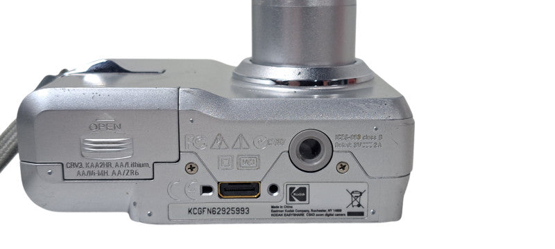 Kodak EasyShare C643 6.1MP Camera Silver