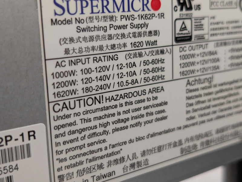 Supermicro CSE-747 Rack/Tower Server X9DRG-QF 2x Intel Xeon E5-2630 v2 64GB  -