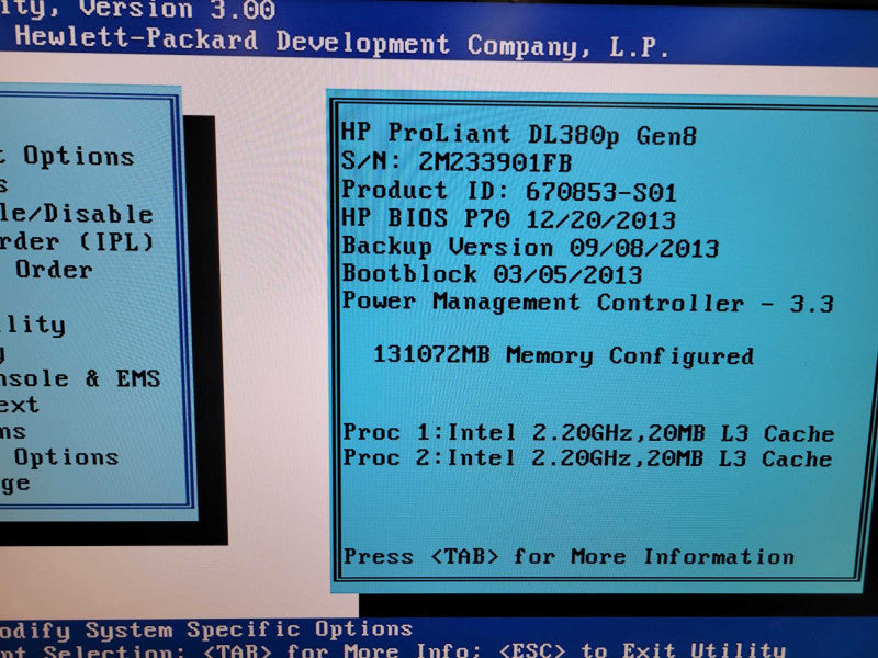 HP PL DL380p Gen8 - 2x Xeon E5-2660 0 | 64GB RAM | NO HDD | P420i | 2x750W %
