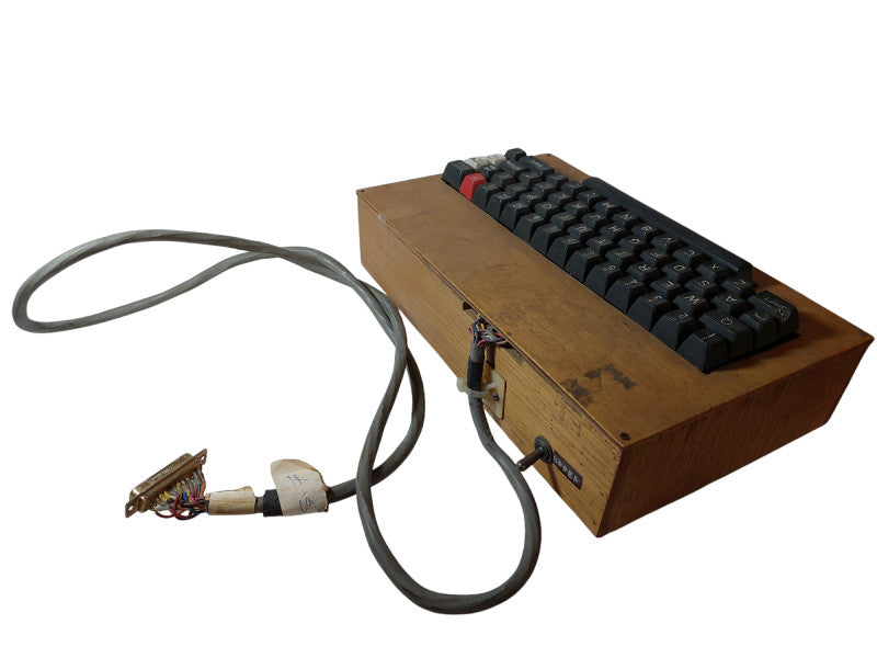 Vintage Handmade Wooden Boxed Keyboard  =