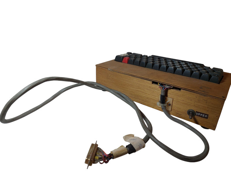 Vintage Handmade Wooden Boxed Keyboard  =