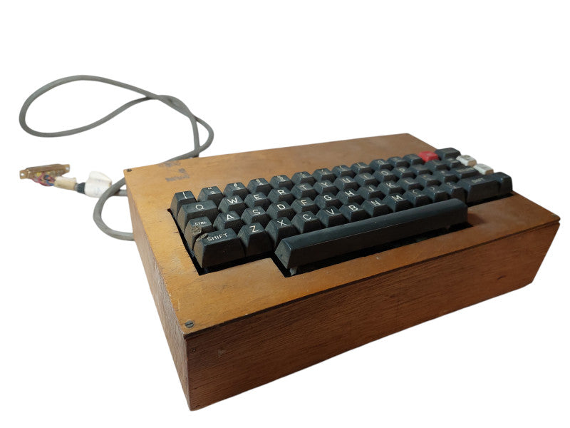 Vintage Handmade Wooden Boxed Keyboard  =