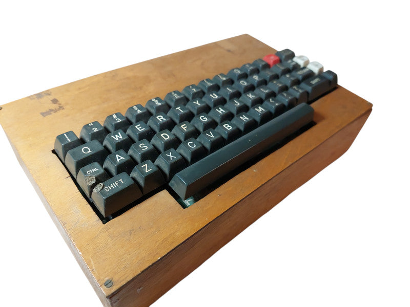 Vintage Handmade Wooden Boxed Keyboard  =