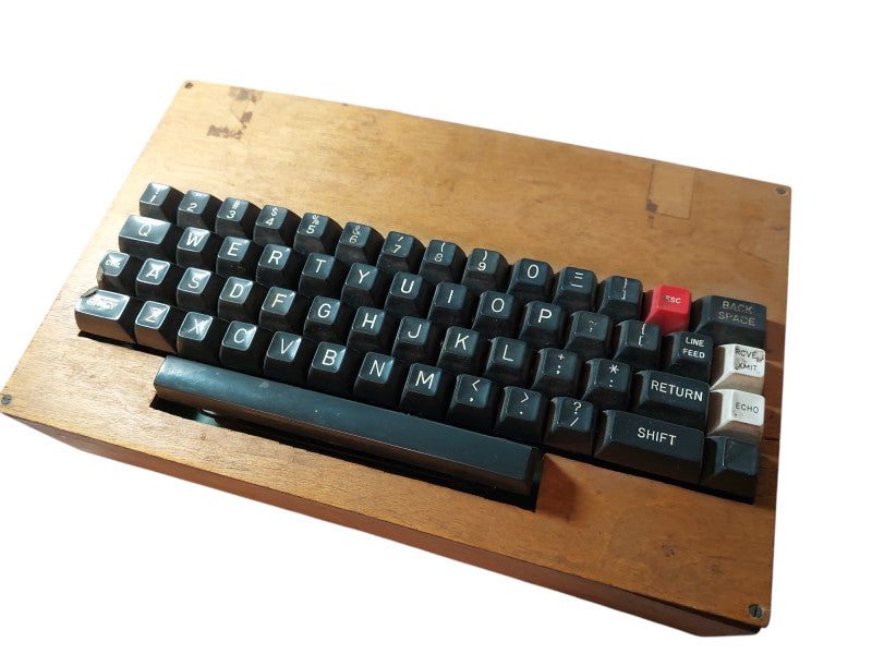 Vintage Handmade Wooden Boxed Keyboard  =