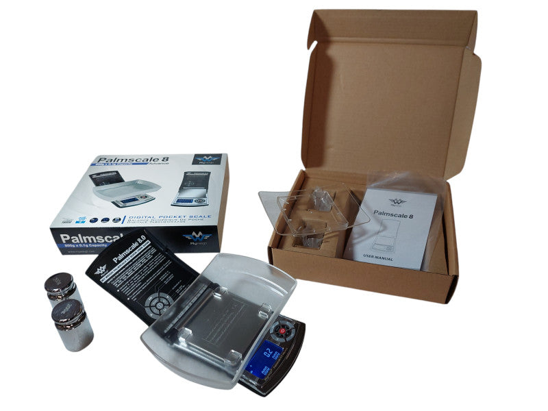PalmScale 8.0 - 800 Gram Capacity with 2 Weights  Q=