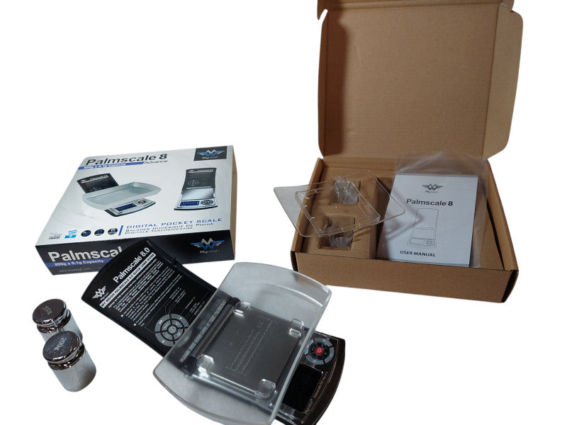 PalmScale 8.0 - 800 Gram Capacity with 2 Weights  Q=
