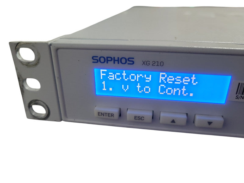 SOPHOS XG 210 REV 3 NETWORK RACKMOUNT SECURITY FIREWALL !