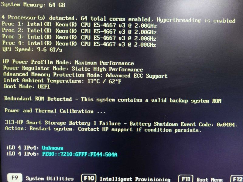 HP PL DL560 Gen9 - 4x Xeon E5-4667 v3 | 64GB RAM | NO HDD | 2x1500W PSU %