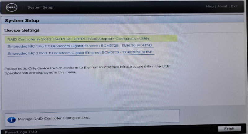 Dell PowerEdge T130 | Xeon E3-1220 v5 @3.00GHz, 16GB DDR4, H330 RAID, 4x 3.5"