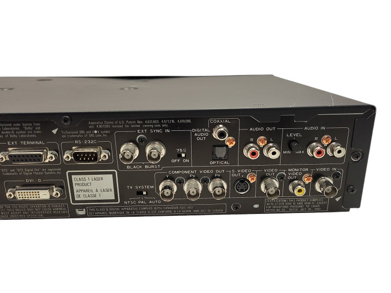 Pioneer DVD-V8000 Reference Level Professional DVD READ $